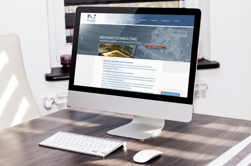 Création du site web de Nextant Consulting
